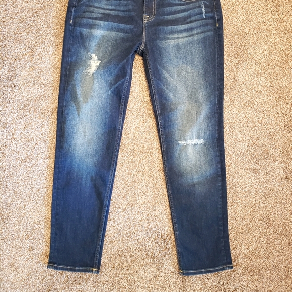 VIGOSS stretchy distressed denim Thompson Tomboy jeans sz 30 in great condition - Picture 3 of 6